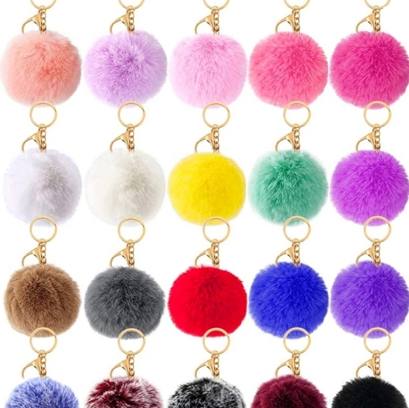 Cute Fashion Faux-Fur Puff Ball - Picture 7 of 9